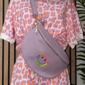 Ensemble léopard Lila / Orange Fluo