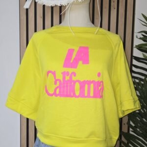 Blouse jaune fluo